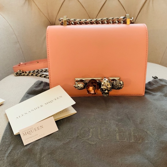 Alexander McQueen Handbags - NWT ALEXANDER MCQUEEN SKULL BRASS KNUCKLES PURSE